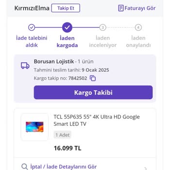 Hasarlı TV Ve İade Sorunu