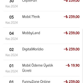 Yaşlı Annemin Telefonunda Habersiz Uygulama Ödemeleri