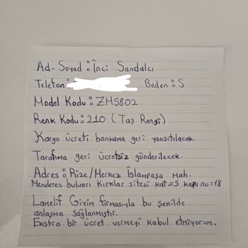 Defolu Ürün Ve Yanlış Kargo Adresi Mağduriyeti