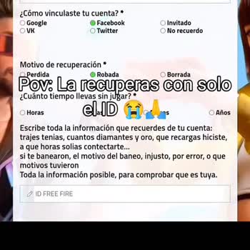 Cuenta de Garena Free Fire hackeada, solicito recuperación