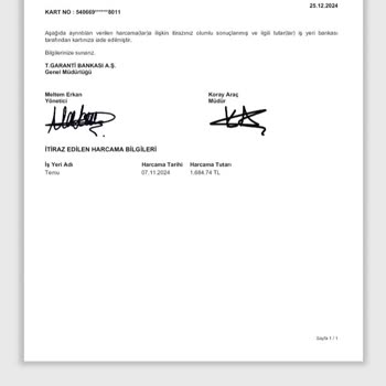 Garanti Bankası'ndan Alışveriş Mağduriyeti