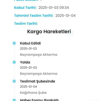 Yanıltıcı Teslimat Beyanı Ve Acil Çözüm Talebi
