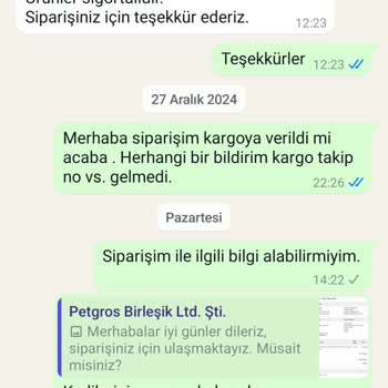 Kedi Maması Siparişimde Çifte Çekim Ve İletişimsizlik Sorunu