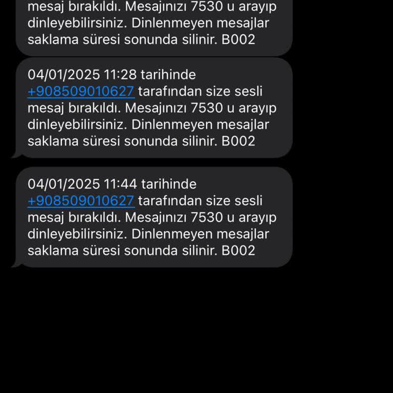 Yabancı Numara Engeline Rağmen Sesli Mesaj Sorunu