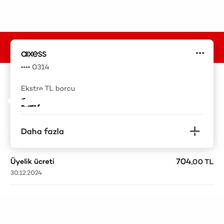 Haksız Kart Aidatı Kesintisi