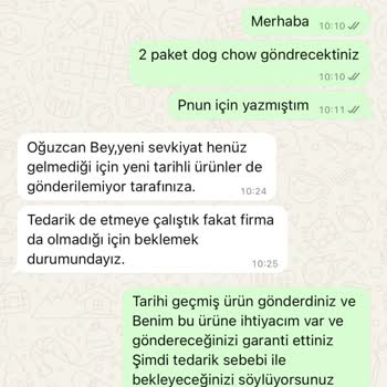 Tarihi Geçmiş Mama Ve Yetersiz Müşteri Hizmeti