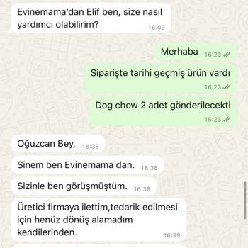 Tarihi Geçmiş Mama Ve Yetersiz Müşteri Hizmeti