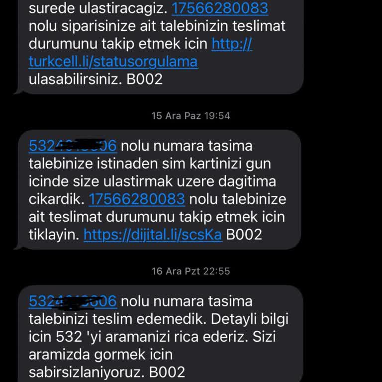Turkcell Hat Taşıma Sürecinde Mağduriyet