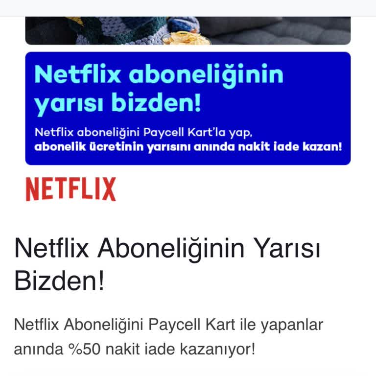 Paycell Netflix Kampanyasına Erişim Sorunu