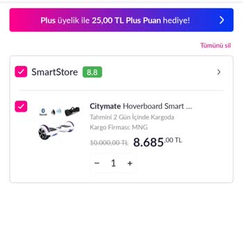Pazarama'da İndirim Sorunu: Hoverboard Alışverişi Çıkmazı