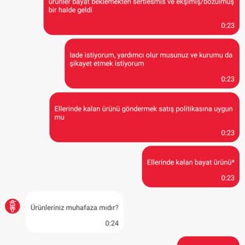 Bayat Ürünler Ve Yetersiz İade Süreci