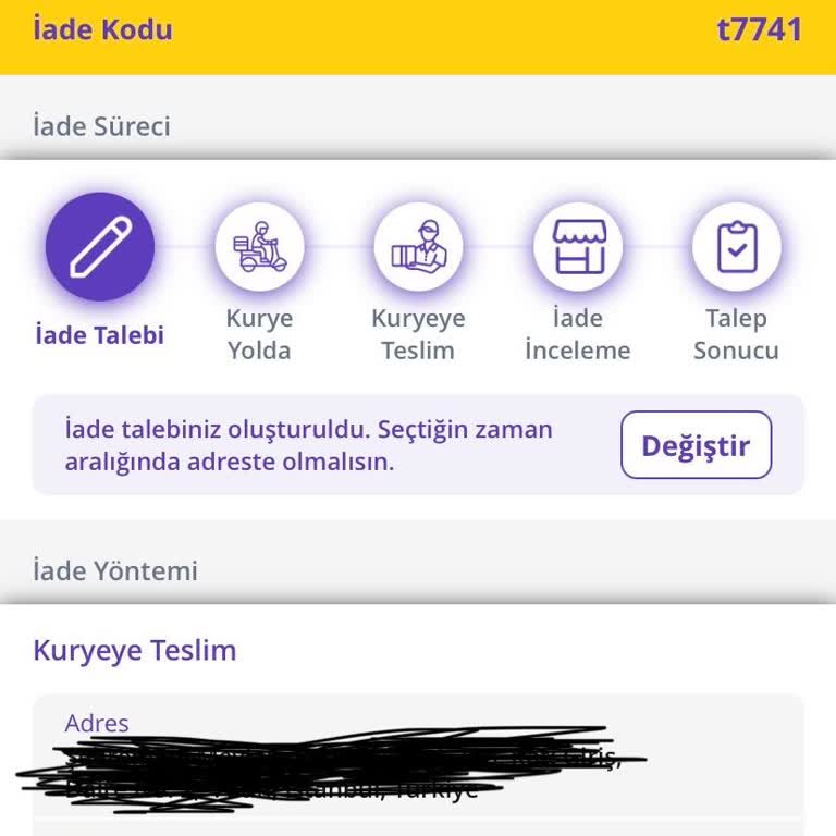 Getirçarşı İade Sürecinde Müşteri Hizmetleri Sorunu