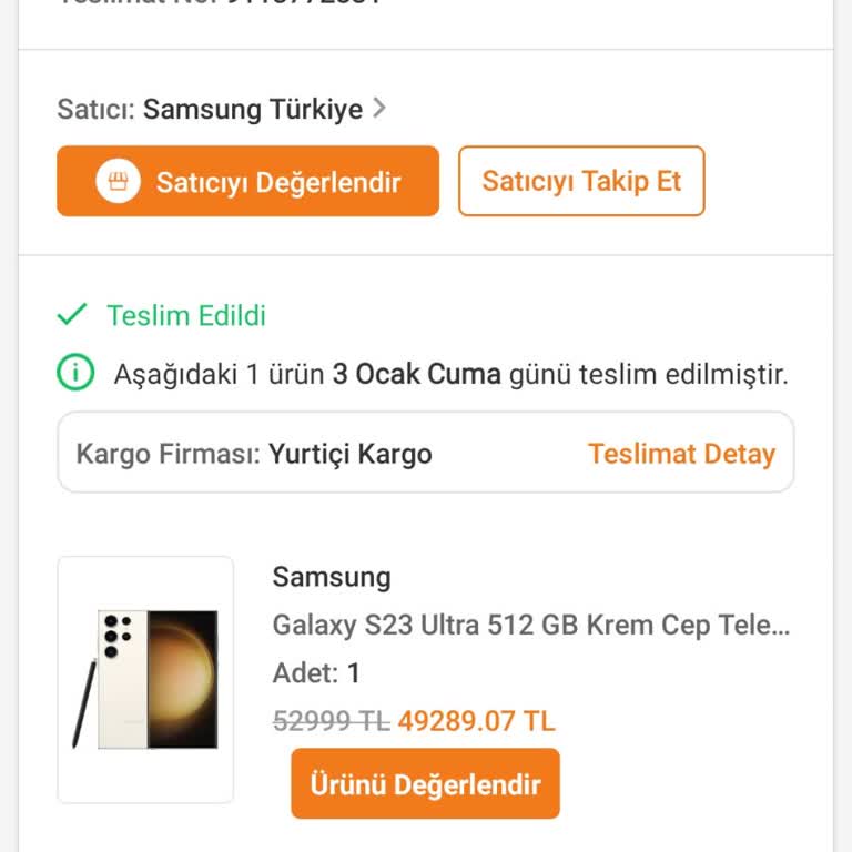 Samsung Türkiye'den Faturasız Telefon Teslimatı Ve Müşteri Hizmetleri Sorunu