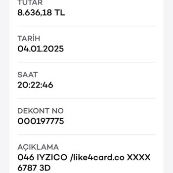 İyzico Hesabımdan İzinsiz Para Çekildi!