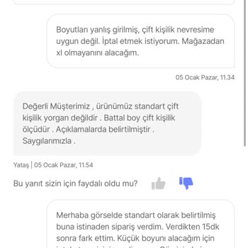 Yanlış Bilgilendirme Ve İptal Sorunu Yaşadım