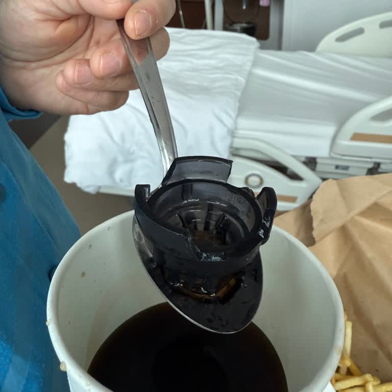 McDonald's'ta İçecekte Plastik Kapak Sorunu