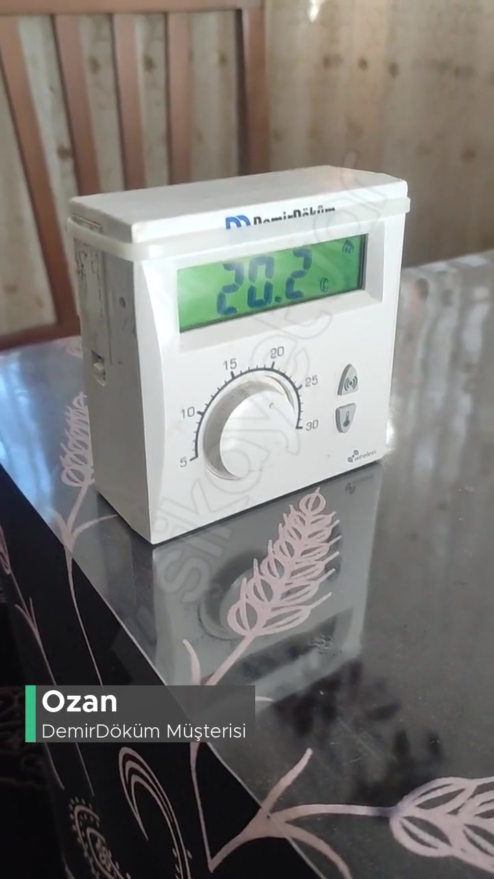 DemirDöküm Oda Termostat Pil Kapağı Bulamıyorum! videonun kapak resmi