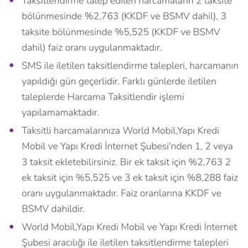 Yapı Kredi'den Taksitlendirme Mağduriyeti
