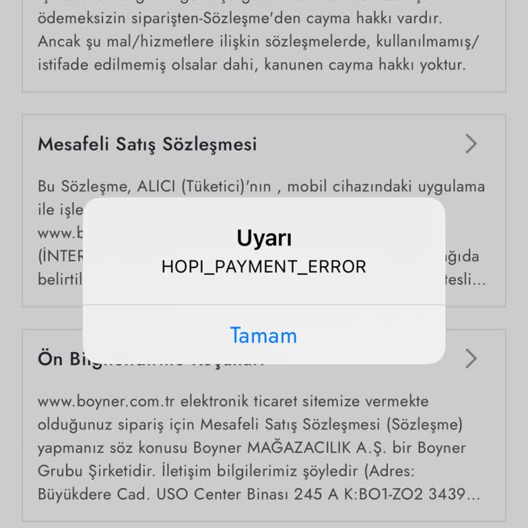 Boyner'de Hopi Kampanyasıyla Gift Kart Kullanamama Sorunu