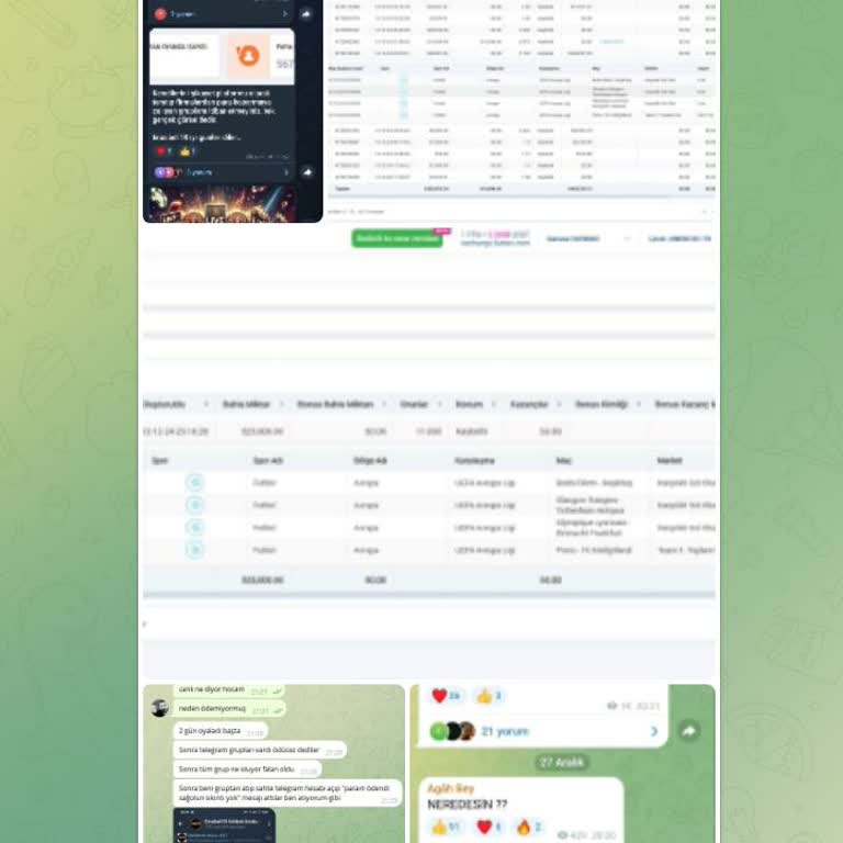 Yanıltıcı Telegram Hesabı Ve Yanlış Ödeme İddiaları