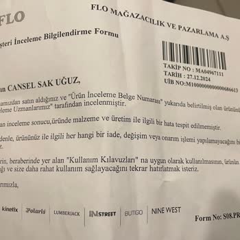 Kinetix Ayakkabıda 3 Ayda Taban Eriyip Parçalandı: FLO'dan İade Veya Değişim Talebi