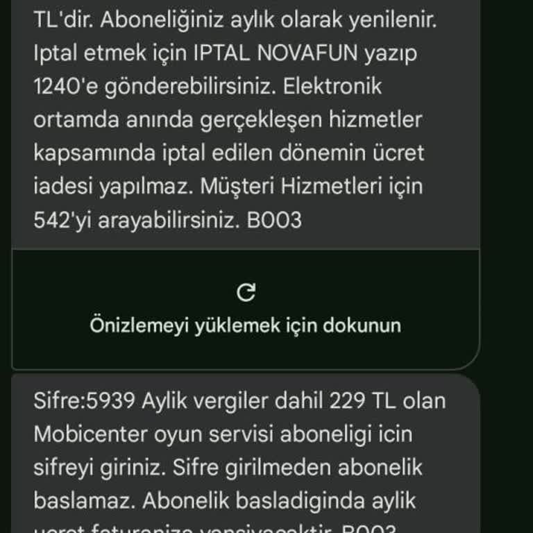 Vodafone Faturama Onaysız Abonelik Ücreti Yansıtıldı