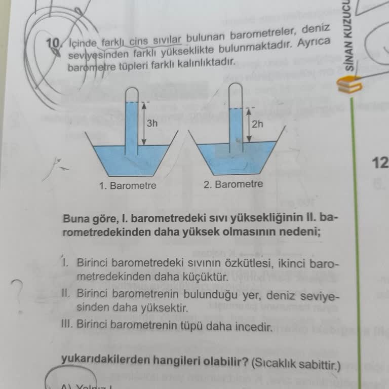 Sinan Kuzucu Yayınları Hatalı Soru İle Yanıltan Sayısal Deneme Kitabı