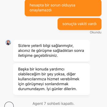 Hesap Satışında Yaşanan Sorun Ve İletişim Engeli