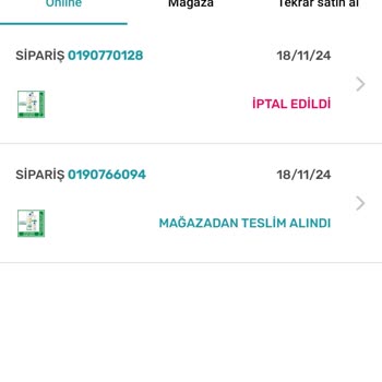 Watsons'ta İptal Edilen Sipariş Ve İade Sorunu
