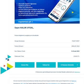 İnternet Nakil Başvurusunda Geri Dönüş Sorunu