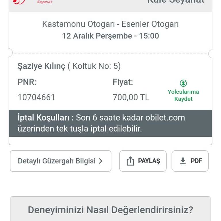 İptal Edilen Sefer Ve Geri Ödenmeyen Ücret Mağduriyeti
