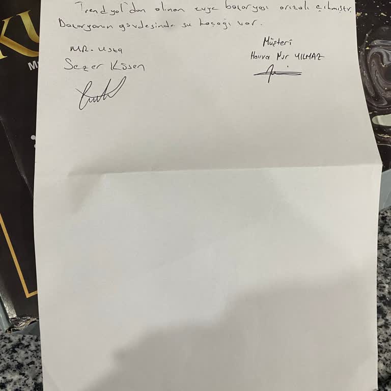 Kusurlu Ürün Ve Geri Ödenmeyen Hizmet Ücreti Mağduriyeti