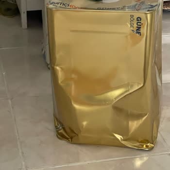Yurtiçi Kargo Taşıma Esnasında Ürünün Tenekesini Ezmiş Ve Her Tarafını Yamultmuş