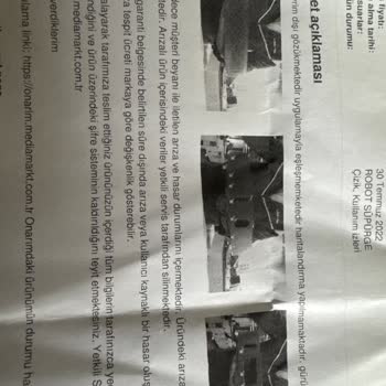 Garanti Kapsamında Çözülemeyen Robot Süpürge Sorunları