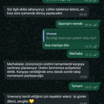 Vivense'den Geciken Gardırop Teslimatı Ve İade Talebi