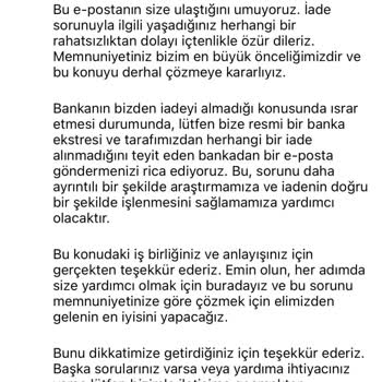 İptal Edilen Siparişin İadesi Sorunu