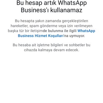 WhatsApp Hesabım Sürekli Yanlışlıkla Kapatılıyor!