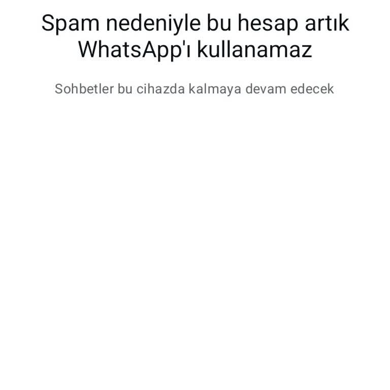 WhatsApp Hesabım Haksız Yere Kapatıldı!