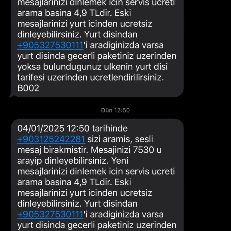 Turkcell'den Sürekli Aramalar Ve Sesli Mesaj Sorunu