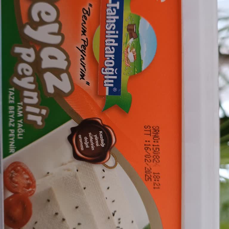 Tahsildaroğlu Peynirde Kimyasal Koku Ve İlgisizlik