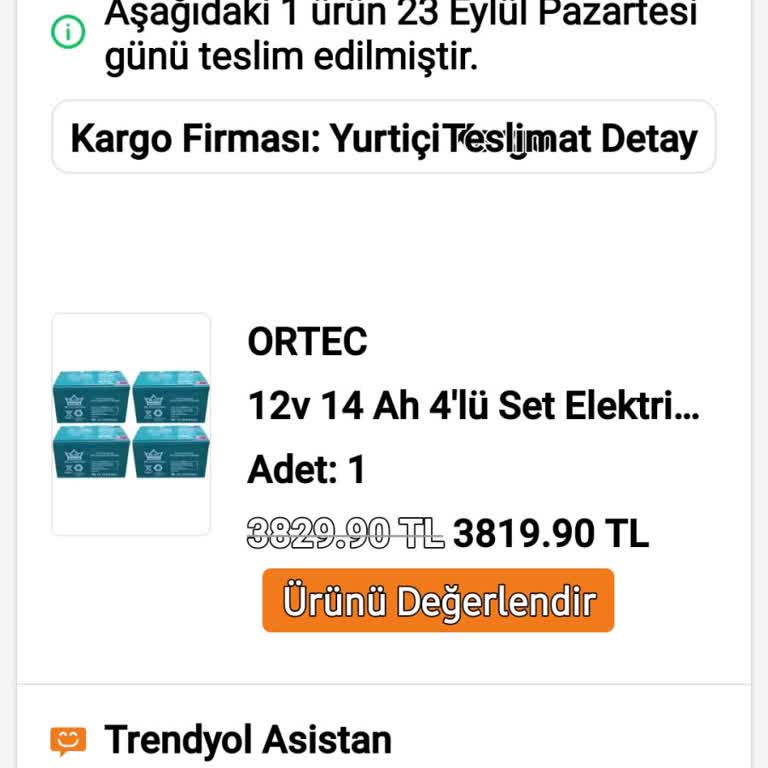 Akü Arızası Ve Trendyol'un İlgisizliği