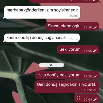 İade İşlemlerinde İletişim Sorunu Ve Geri Ödeme Talebi