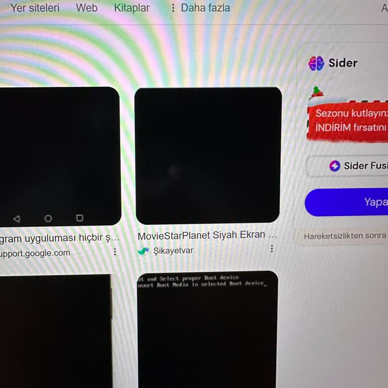Monster Cihazda Beklenmedik Ekran Sorunu