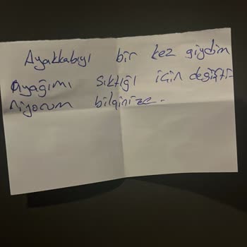 Değişim Sonrası Yine Deforme Olan Ayakkabı Ve İlgisizlik