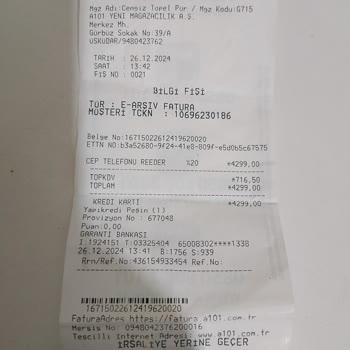 Reeder Telefon İade Sorunu Ve A101'in İlgisizliği