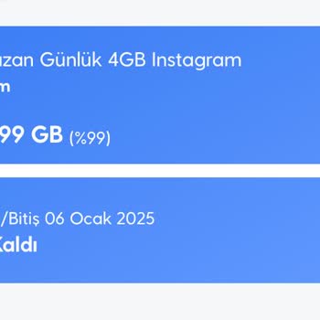 Hediye İnternet Paketi Mağduriyeti