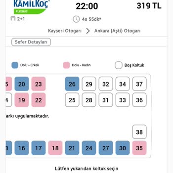 Kamil Koç Bilet Sorunu Ve Mağduriyet