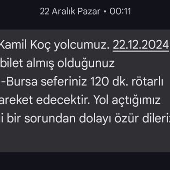 Kamil Koç'tan İptal Edilen Biletin İadesi Yapılmadı