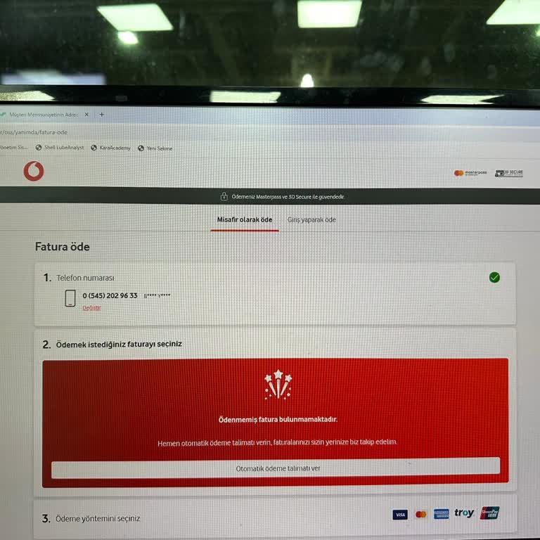 Vodafone Fatura Görünmezliği Ve Ödeme Zorluğu