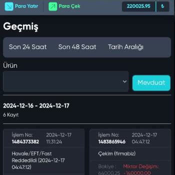 Zbahis Hesabımın İncelenmesi Ve Bakiyemin Aktarılması Talebi